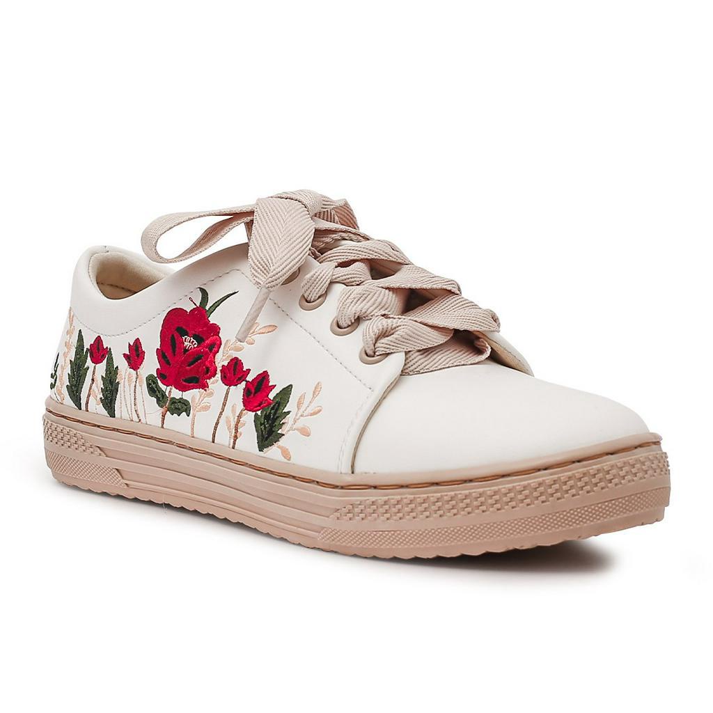 KHK by Khakikakiku Amira Embroidery Sneakers