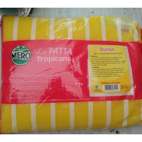

Lepatta Selai Durian Kemasan 5kg - Gosend Only!!!