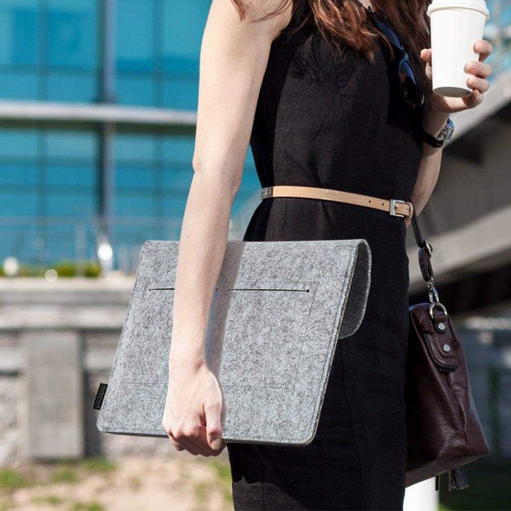 Paling Dicari ! Rhodey Sleeve Case Laptop Macbook with Pouch - AK01