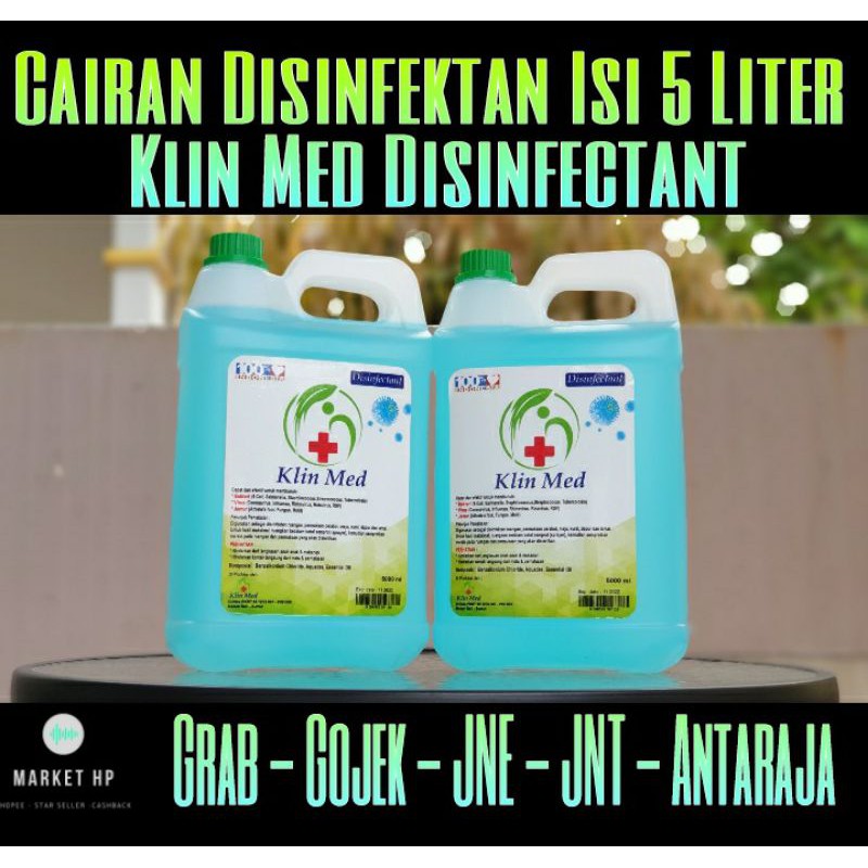 Cairan Disinfektan Isi 5 Liter - Klin Med Disinfectant