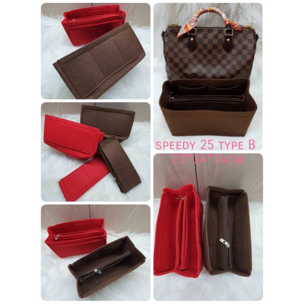 bag organizer speedy 25 / lv speedy 25/ dalaman tas/ untuk tas model speedy