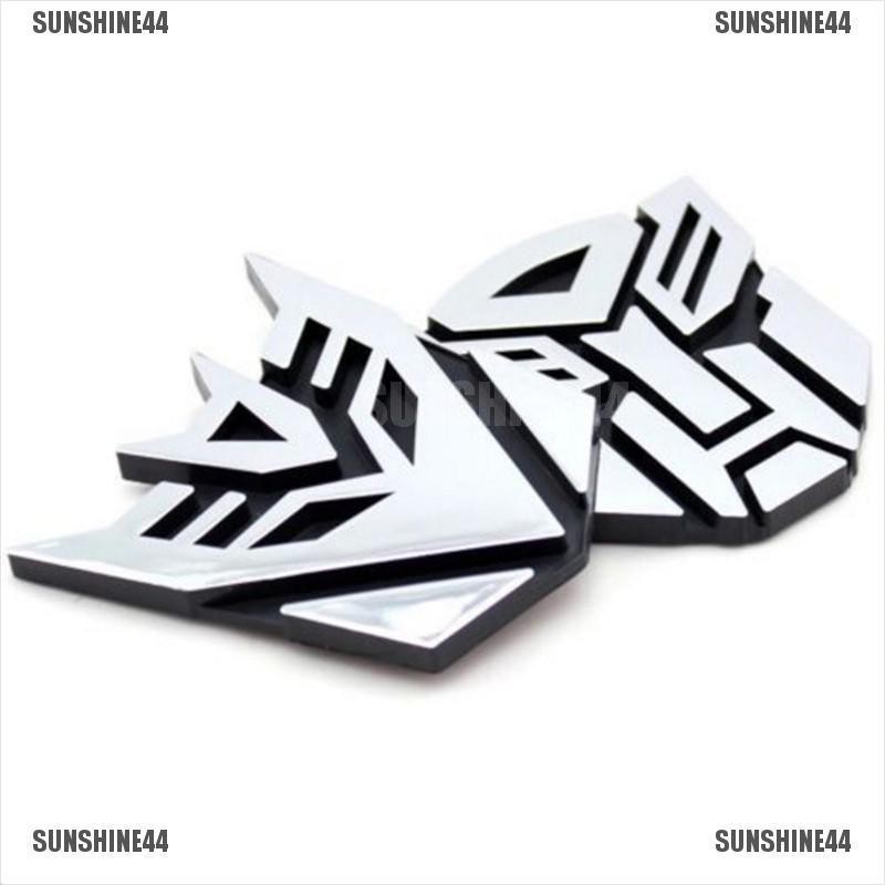 Stiker Emblem Logo Transformers 3d Untuk Mobil
