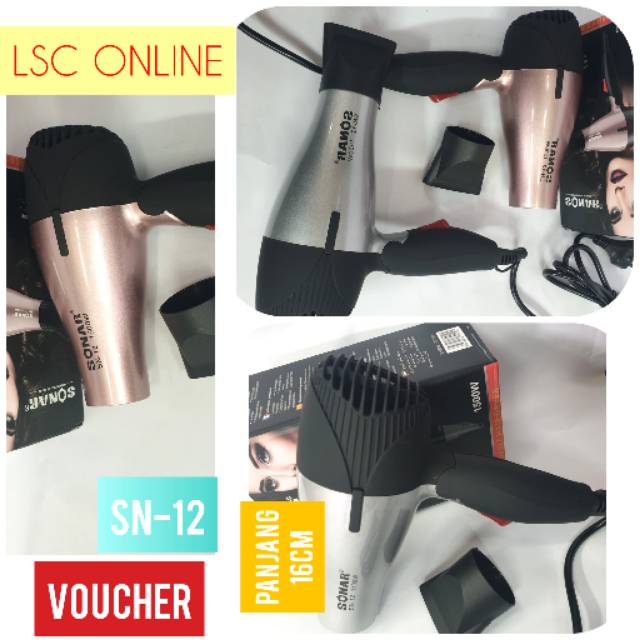 Hairdyer rambut sonar,hairdryer mini yang alat pengering rambut salon yamg bisa dilipat sn-12