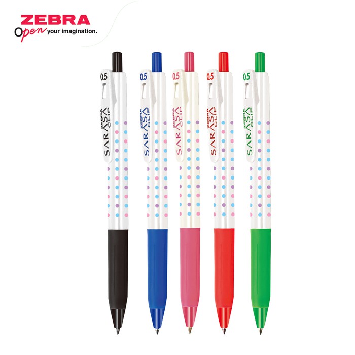 

BOLPEN ZEBRA SARASA CLIP DOTS 0.5