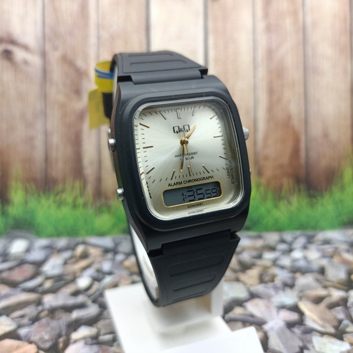 COD Jam Tangan Pria Q&Q QQ QnQ Analog Digital Q&Q GZ04J008Y Original KEREN GARANSI KADO TERBARU