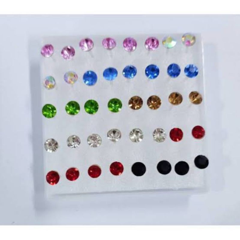 anting permata plastik ppsk