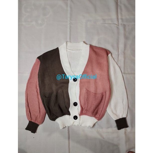 CARDIGAN LOCY 3 WARNA// CARDI LOCY ANAK // CARDIGAN RAJUT ANAK