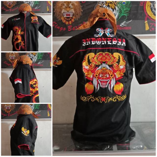 ready hem jaranan indonesia / Baju Jaranan Full Bordir ( bayar di tempat)