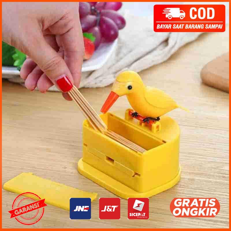 Kotak Dispenser Tusuk Gigi Model Burung