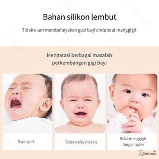 Mainan Gigitan Bayi Bentuk Jerapah / Teether Bayi  BPA FREE