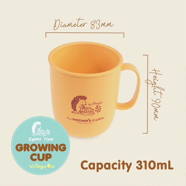 MOTHER’S CORN / Mothers Corn / Motherscorn Sweet Time Growing Cup (Gelas Cangkir Minum Anak Bayi)