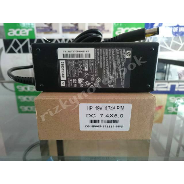 Adaptor Charger Laptop HP Compaq 19v 4.7a Original