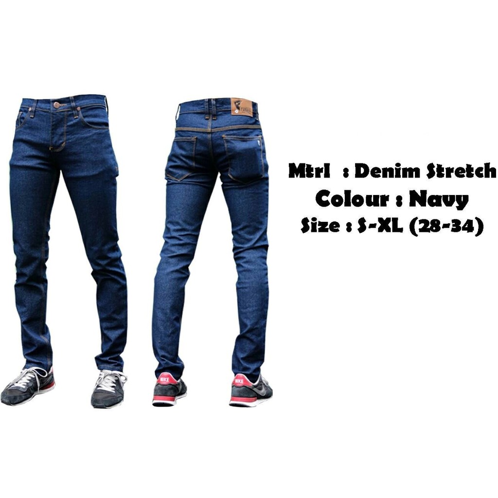 Celana Jeans Pria - Biru muda, Biowash, Bio Blitz