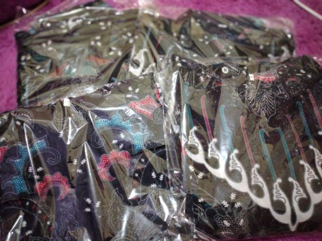 Batik Couple Keluarga Sania Ruffle Ori Ndoro Jowi Dnt Kupu Putih