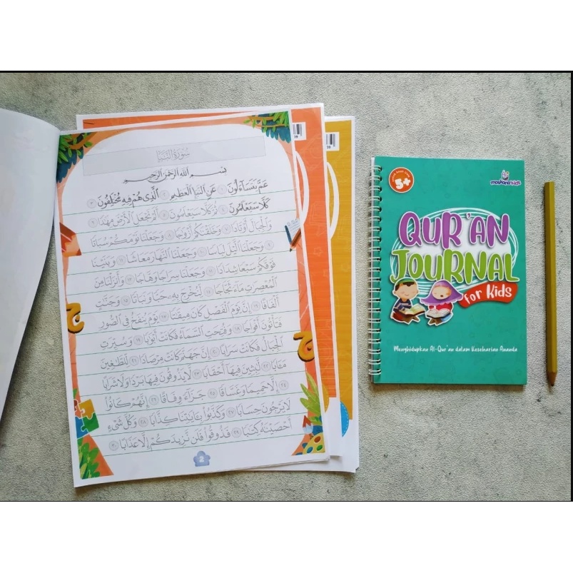 Jurnal Quran For Kids+ Bonus Printable Book Menulis Juz 28-30