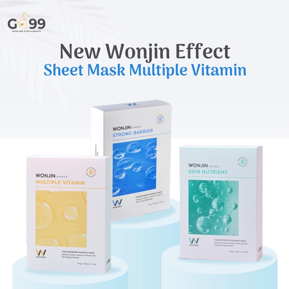 HOLLXMALL | NEW WONJIN EFFECT SHEET MASK STRONG BARRIER / MULTIPLE VITAMIN / SKIN NUTRIENT MASKER