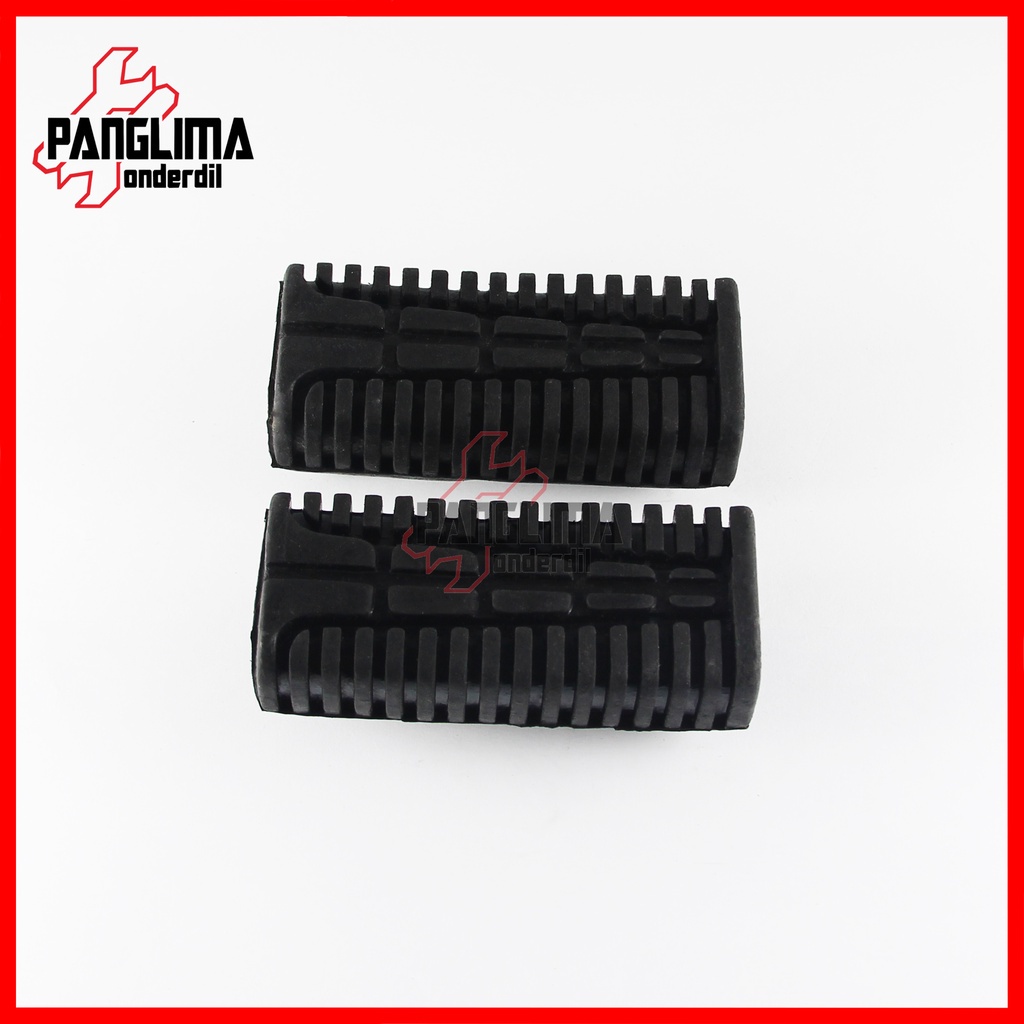 Karet Barstep Depan Jupiter Lama-MX-Z &amp; Vega Old-R-R New-ZR &amp; Force 1-F1ZR-F1 ZR &amp; RX King Footstep-Foot-Kaki-Bar Step Injekan 1 Set-2 Pcs