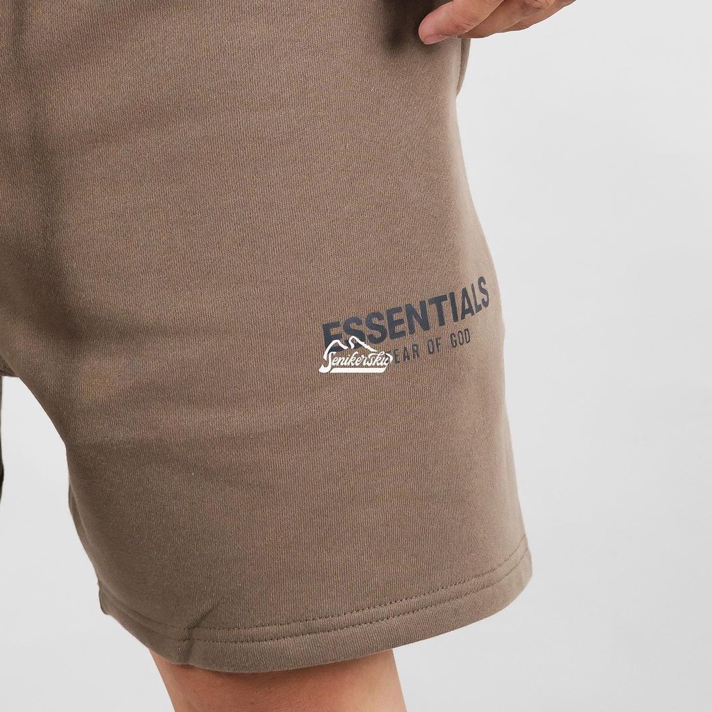 Essentials FOG Sweat Shorts Taupe