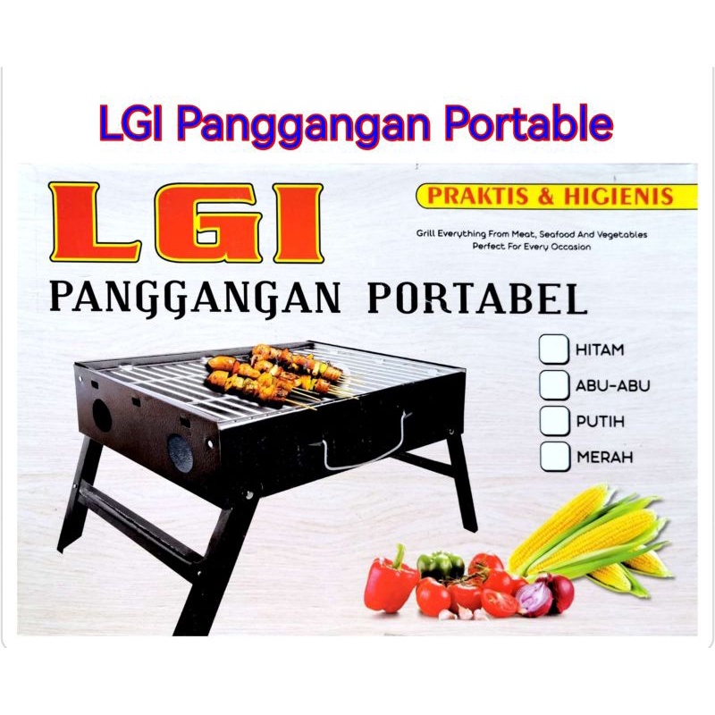 Panggangan Api Bara BBQ Portable