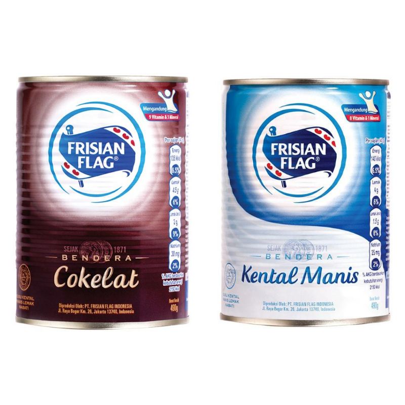 

Frisian Flag Bendera Susu Kentak Manis 490g