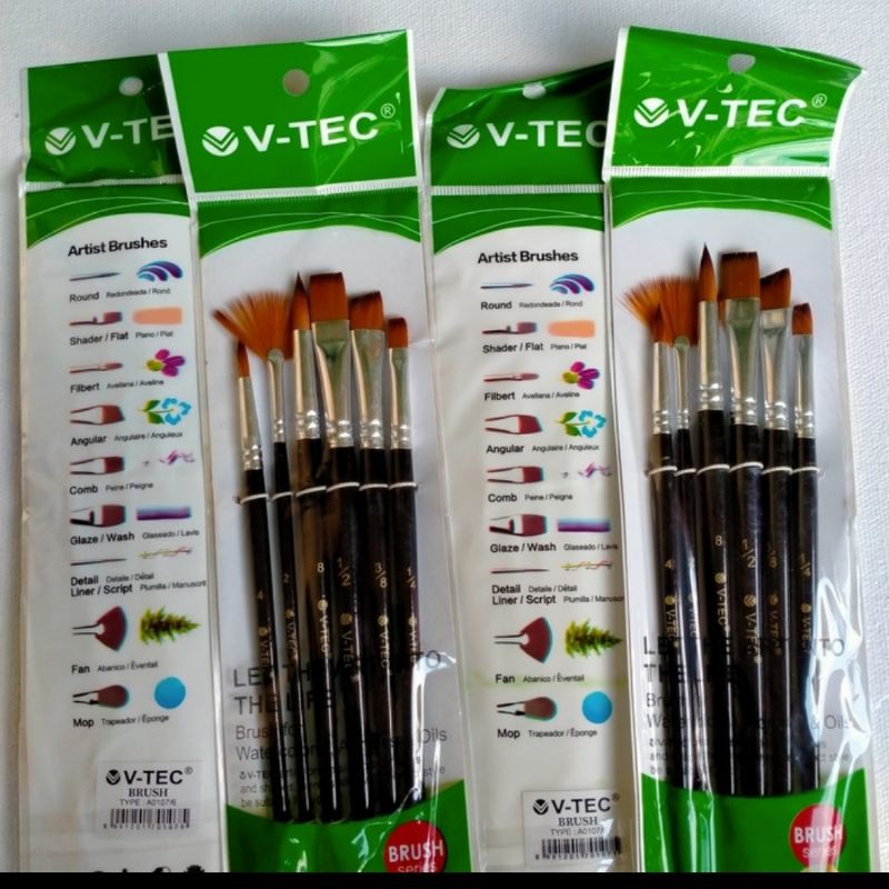 

kuas v tec isi 6 set