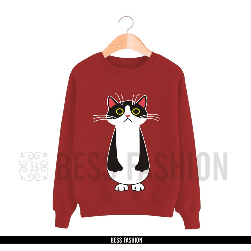 Bess - Sweater Lengan Panjang Murah / Sweater CAT STAND