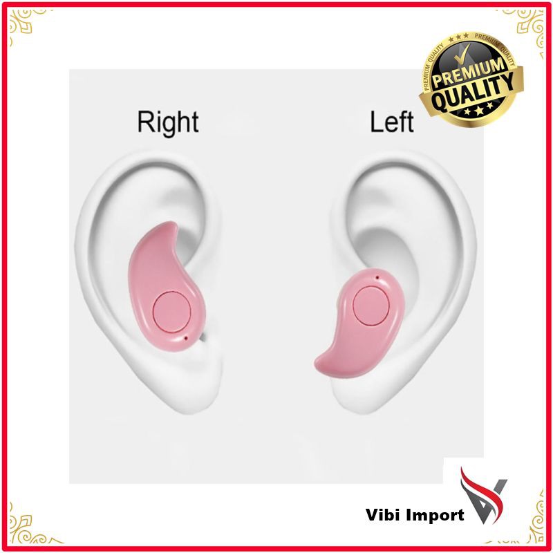 Terlaris S530 koma Wireless Bluetooth Earphone Mini tombol Tak Terlihat Earbuds Music Kecil In-ear