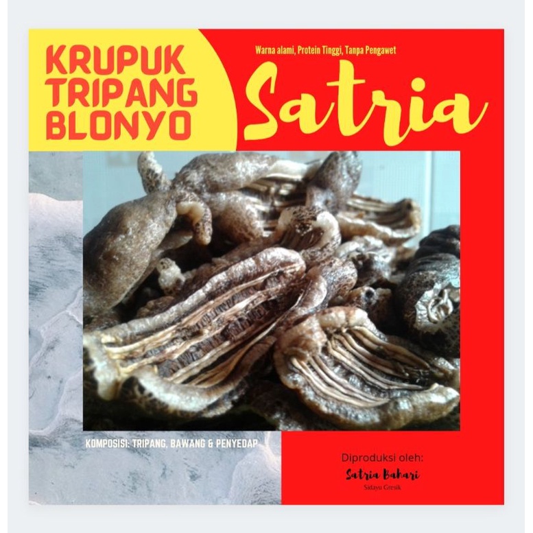 

Tripang Blonyo Asli Sidayu Murah (Masih ada Serat) 65 gr