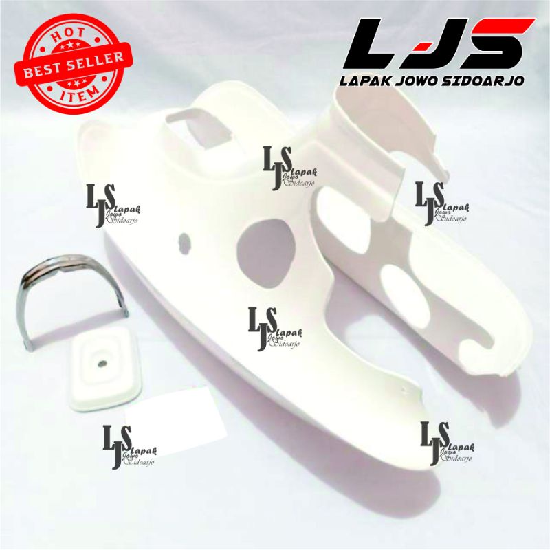 Sayap C70 + Tutup Filter Sayap Plastik C70 + Bando Sayap C70 Chrome