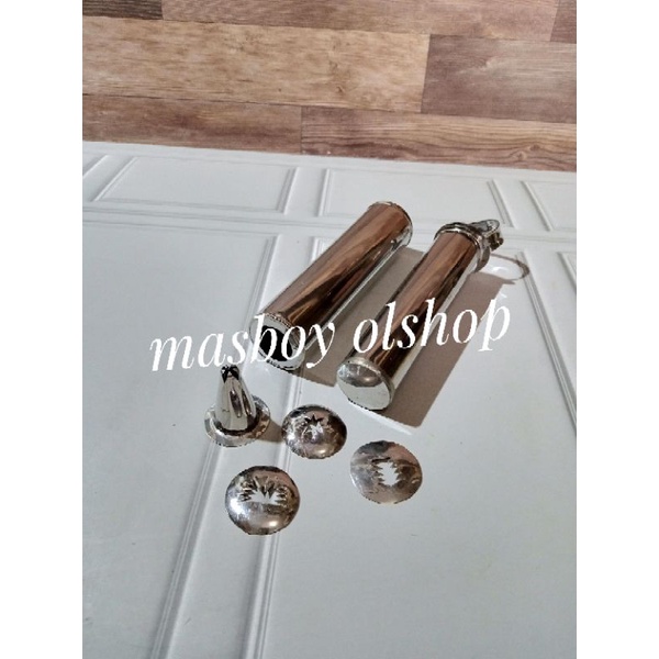 cetakan akar kelapa stainles/cetakan kue semprit