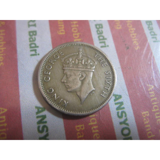 Koin Malaya And British Borneo 10 Cents 1948 Per Keping Iklan H723
