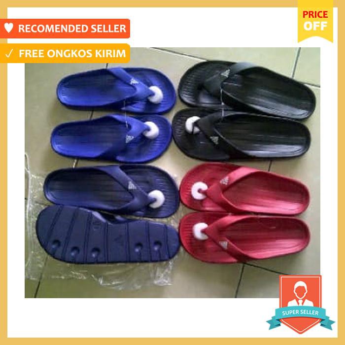 Sandal Jepit Adidas Karet - Sepatu Pria - Sandal Pria