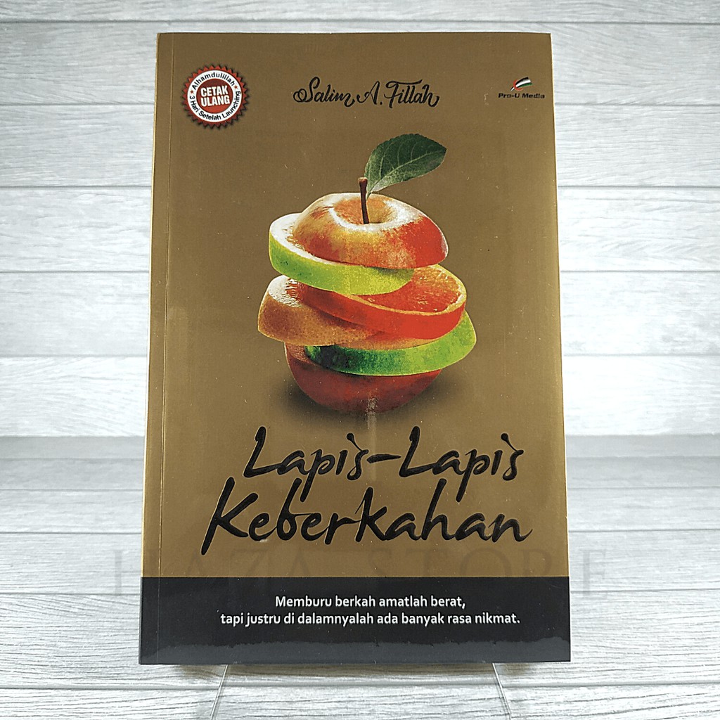 Buku Lapis-Lapis Keberkahan - Salim A. Fillah - Pro U Media 100% Original