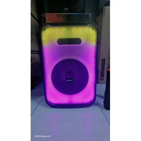 SPEAKER BLUETOOTH PORTABLE KARAOKE DAT DT-1215 12&quot; 12INCH 12IN FREE 2 MIC WIRELESS