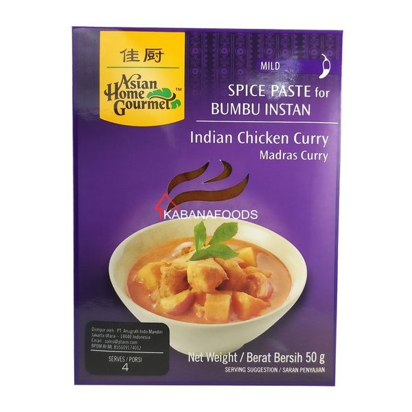 

AHG Indian Chicken Curry Bumbu Instan [50 gr]