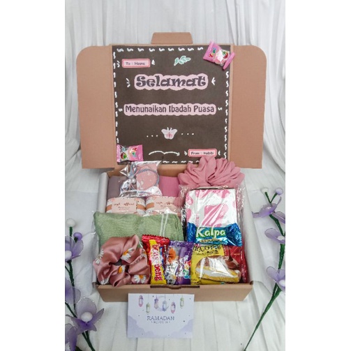 Hampers Hijab Snack // Hampers Hijab//Kado Ramadhan // Kado Idul Fitri// Kado Wisuda // Kado Ultah