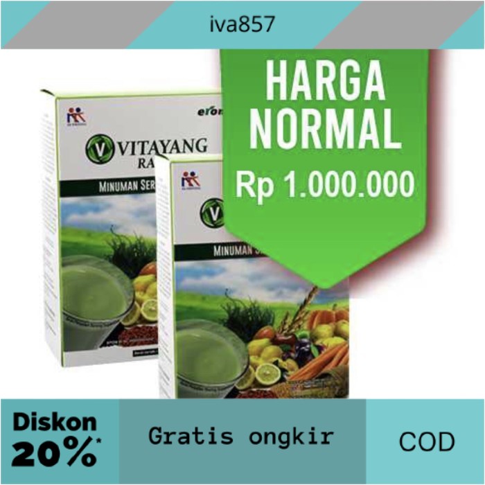 

PROMO Vitayang Raw Meal Original GRATIS ONGKIR