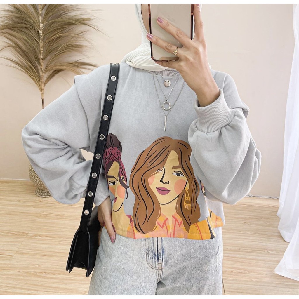 FERLIN SWEATER CROP LADYS / GIRLS SQUAD CROP