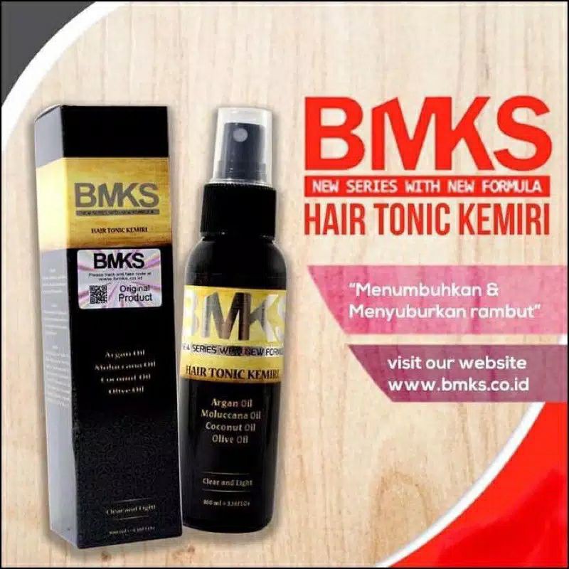 BMKS HAIR TONIK KEMIRI 100ml ORIGINAL BPOM