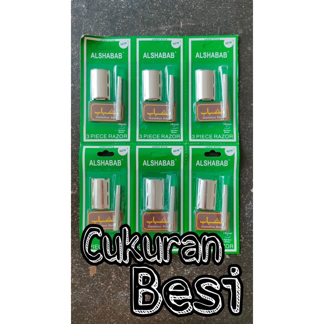 (HARGA PER PCS) ALAT CUKUR BESI ORIGINAL STAINLESS STEEL KUAT - CUKUR JENGGOT MANUAL