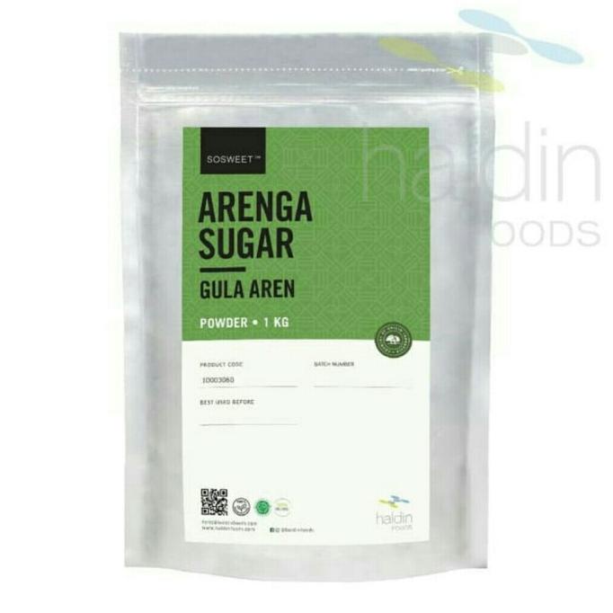 

Gula Aren Alami Arenga Sugar Powder Haldin Foods 1 Kg