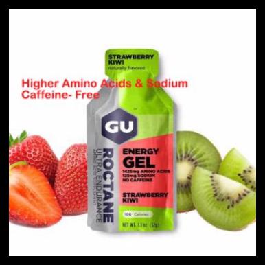 Gu Roctane Energy Gel Strawberry Kiwi Amino Untuk Sepeda Lari Hiking