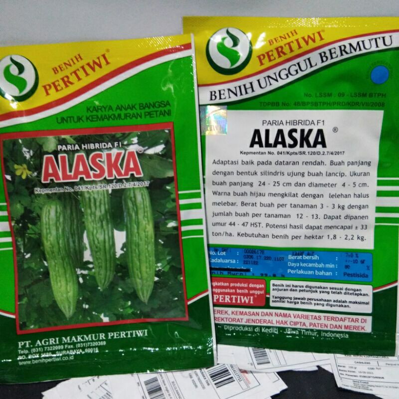 BENIH /BIBIT SAYUR PARE-PARE ALASKA 10GR