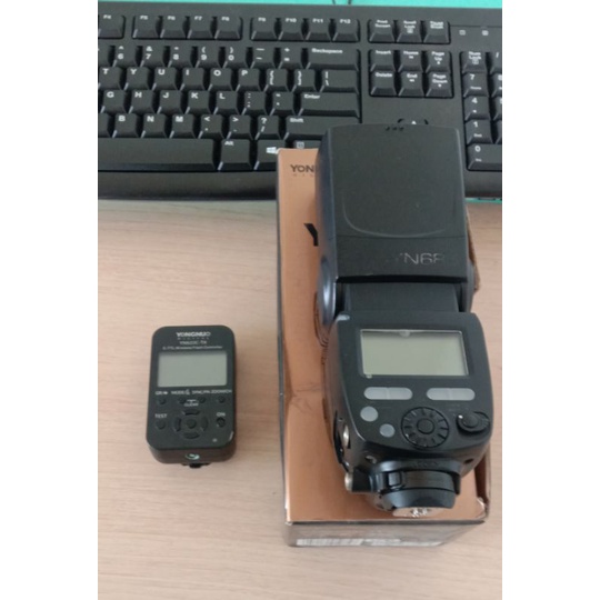 FLASH EXTERNAL YONGNUO TT 685 + TRIGER YN622C-TX FOR CANON TINGGAL PAKAI