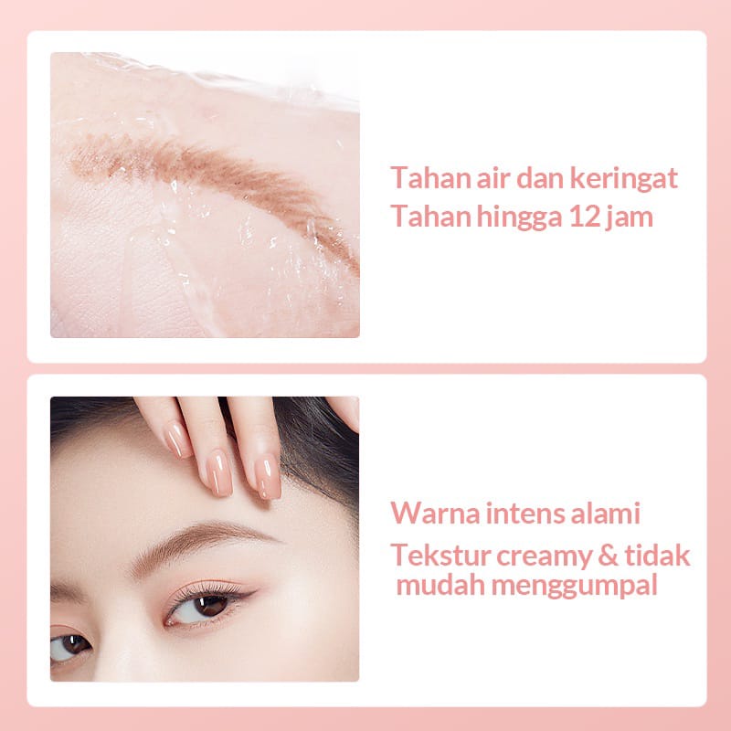 COLORKEY x BIOAQUA Fine Brow Sclupting Pencil Pensil Alis Waterproof Eyebrow Pencil Alis 3 Colours Tahan Air dan Keringat