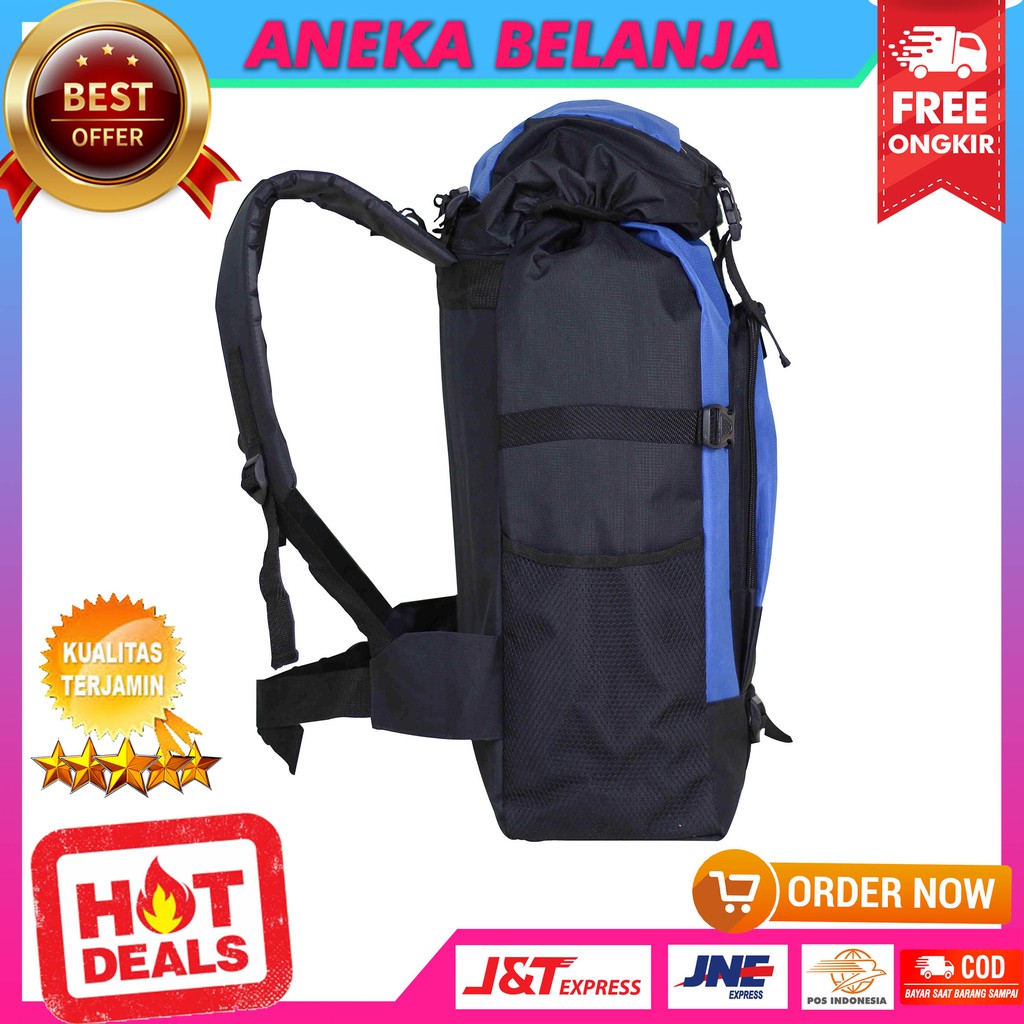 Stock Terbatas Tas Gunung The North Face Biru Terbaru Berkualitas Kece Tas Hiking Muncak Multifungsi