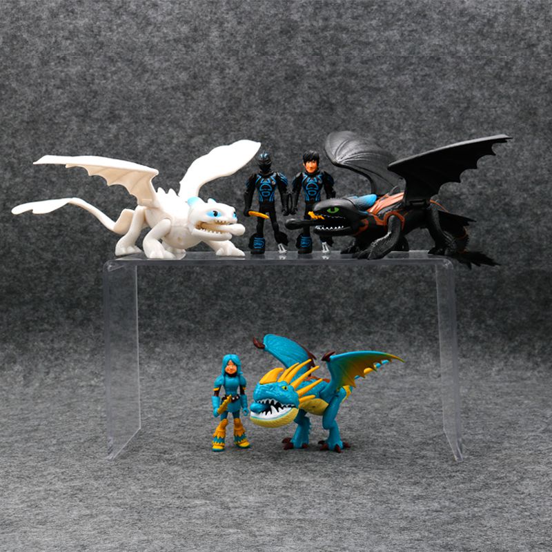 Anime Dragon To Your Train Blue How Black Hadiah Cowok Figure Model Naga Putih