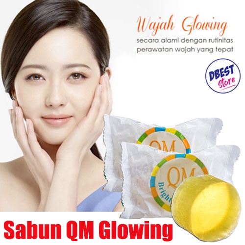 Sabun QM Lightening Glowing Soap / Sabun Brightening Antiseptik Antiseptic original BPOM