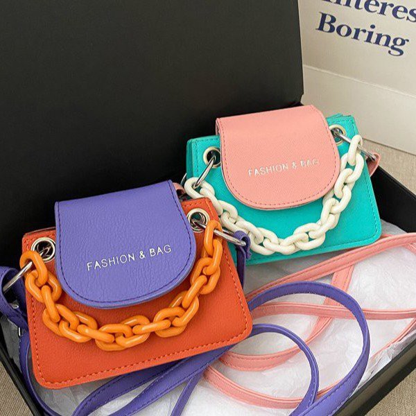 FINOM GALICE - Tas Selempang Wanita Korean Style Kekinian | Sling Bag Rantai