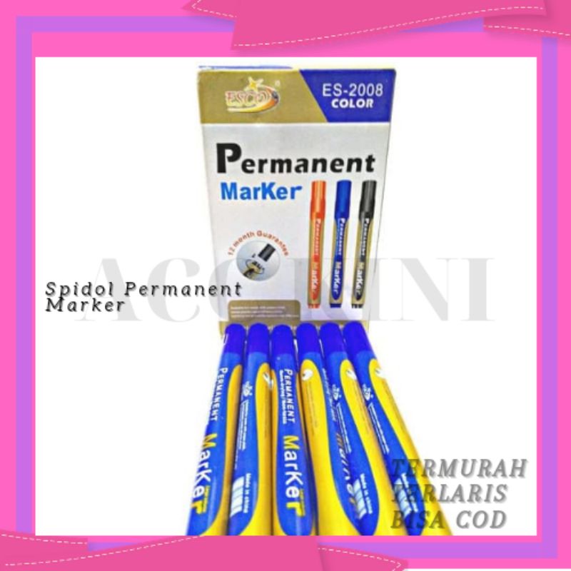 

AccKini - SPIDOL PERMANENT MARKER/SPIDOL PERMANENT/SPIDOL MARKER/SPIDOL MURAH / SPIDOL TERMURAH COD